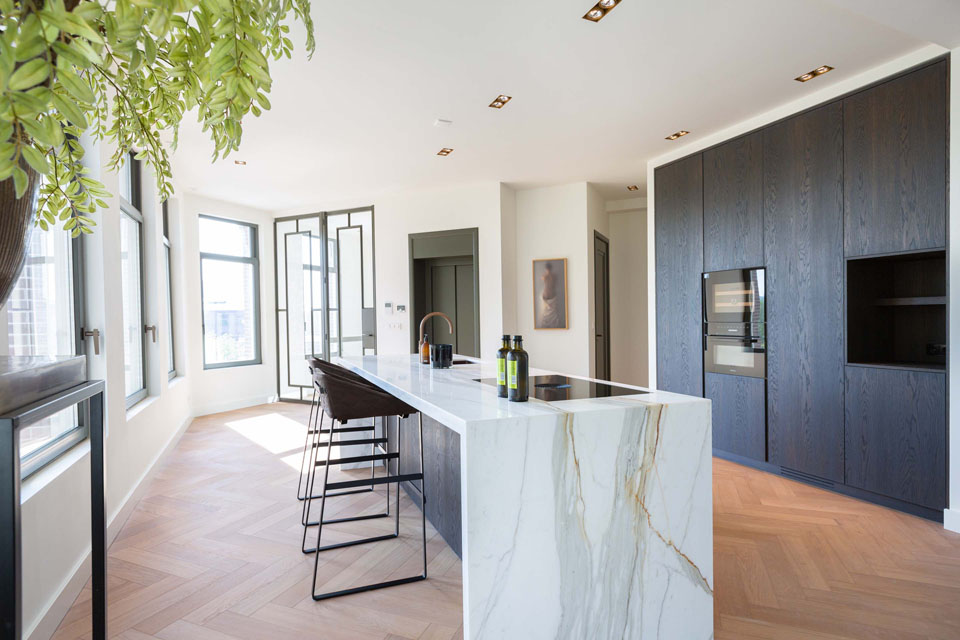 Calacatta Marmer - kookeiland