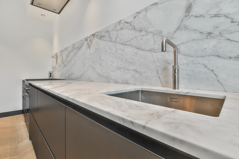 keukenblad marmer - calacatta